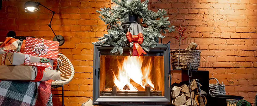 Travis Industries Linear Gas Fireplace Installation in New Iberia, Louisiana
