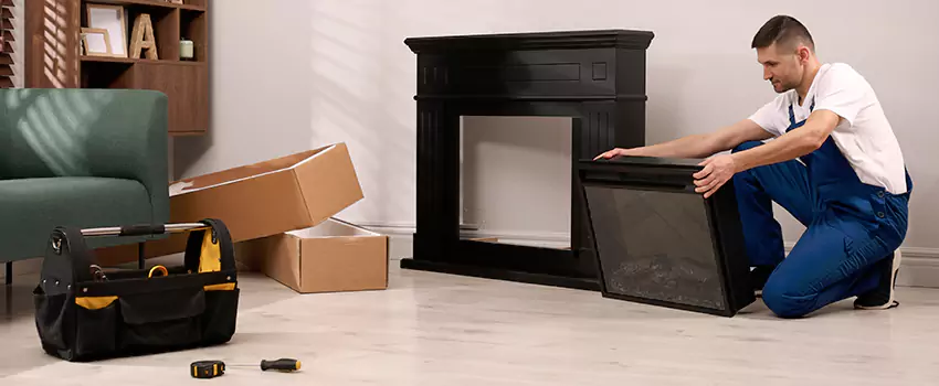 Old Rusted Metal Fireplace Repair And Replacement in New Iberia, LA